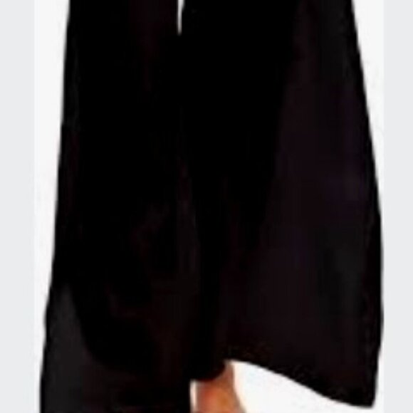 VITAMIN A Women's Marina Linen Wide-Leg Black Coverup Jumpsuit Size M - Picture 3 of 10